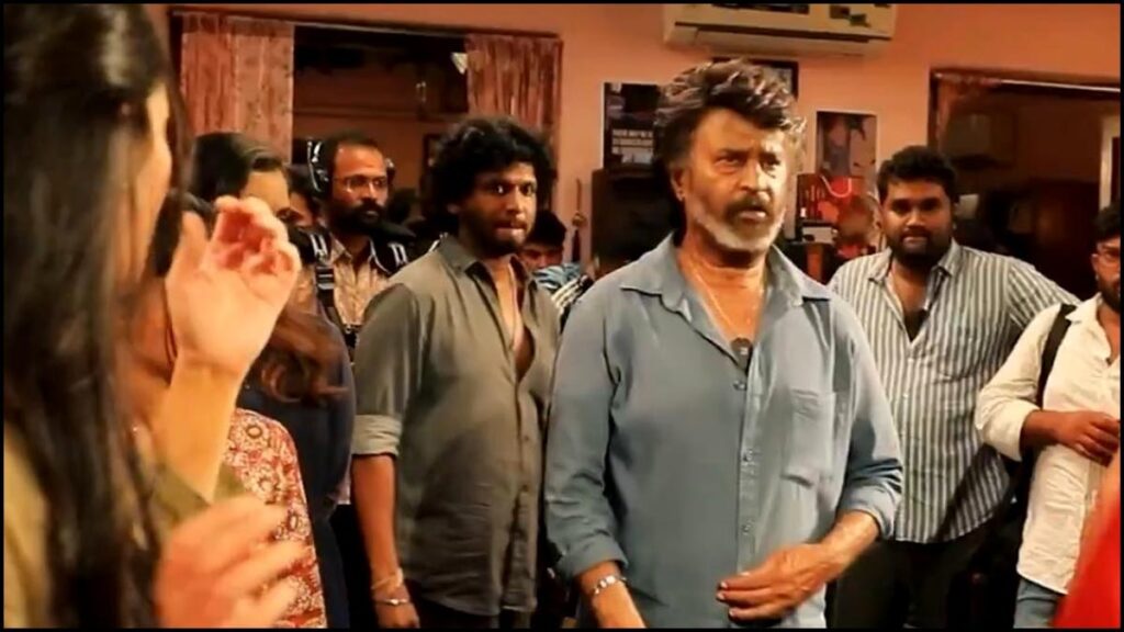 the leader is the leader —sun pictures releases the mass video of the film coolie three